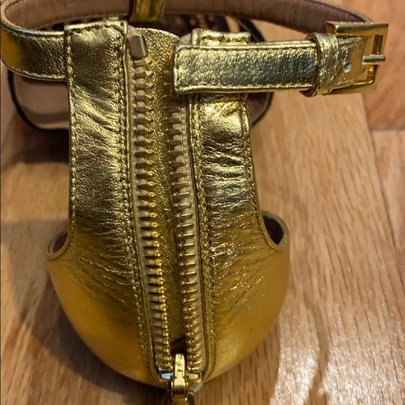 Alaia lazer cut suede and leather gladiator sandals size 40 - Picture 8 of 16